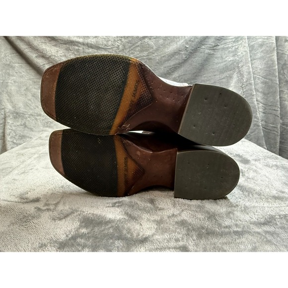 Cody James Mens Blue Collection Western Broad Sq Toe Honey Size 12D StyleBBH45 - Picture 9 of 13